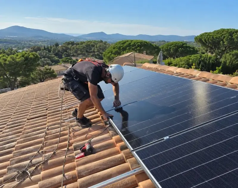 Installateur panneaux solaires Saint-Léger-de-Montbrun — pose photovoltaïque sur toiture