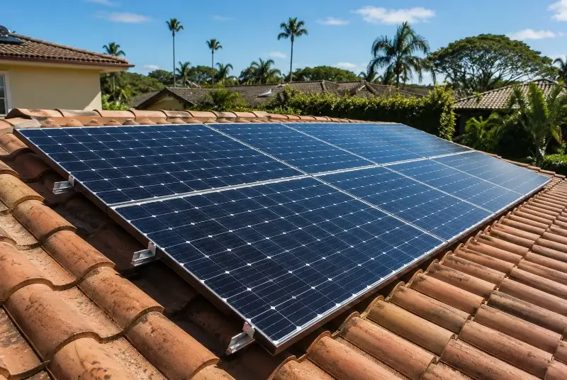 Installation de panneaux solaires à Saint-Léger-de-Montbrun